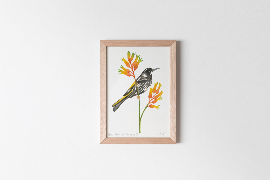 hand screen printed linen print – australian made
