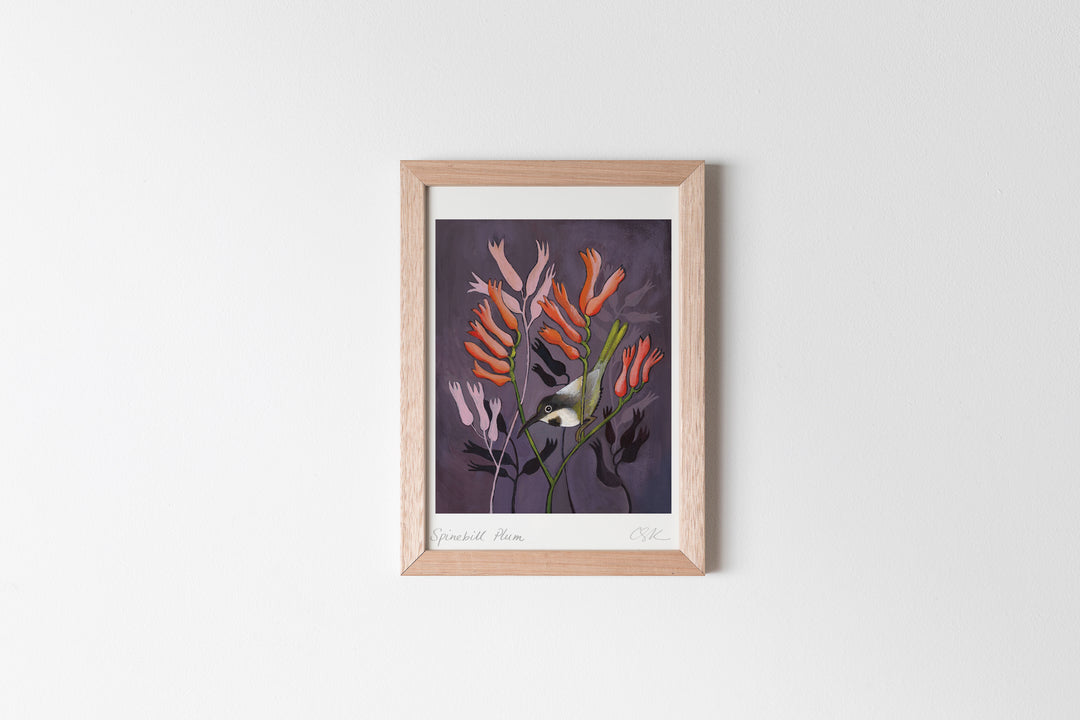 hand screen printed linen print – australian made