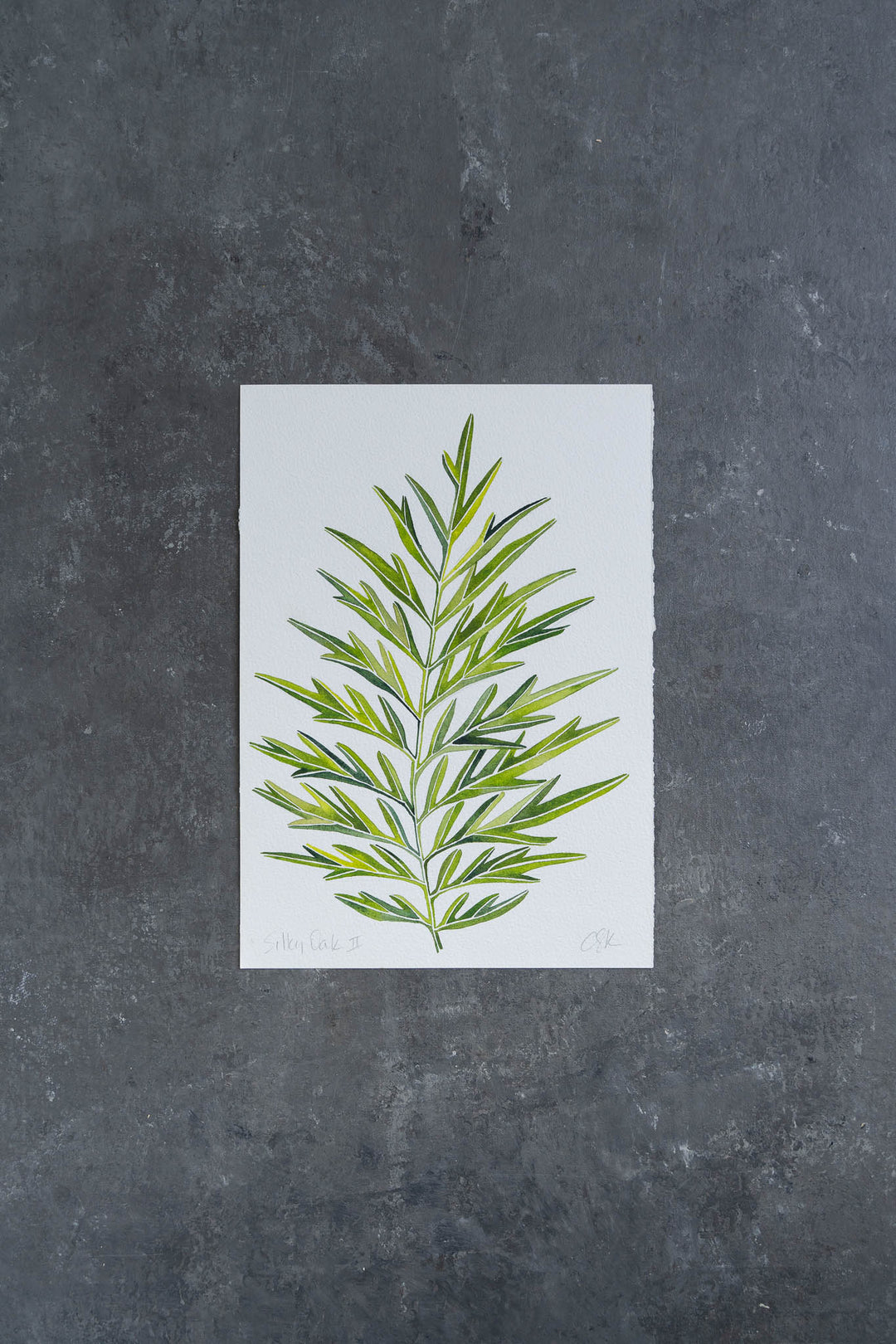 hand screen printed linen original art – australian made