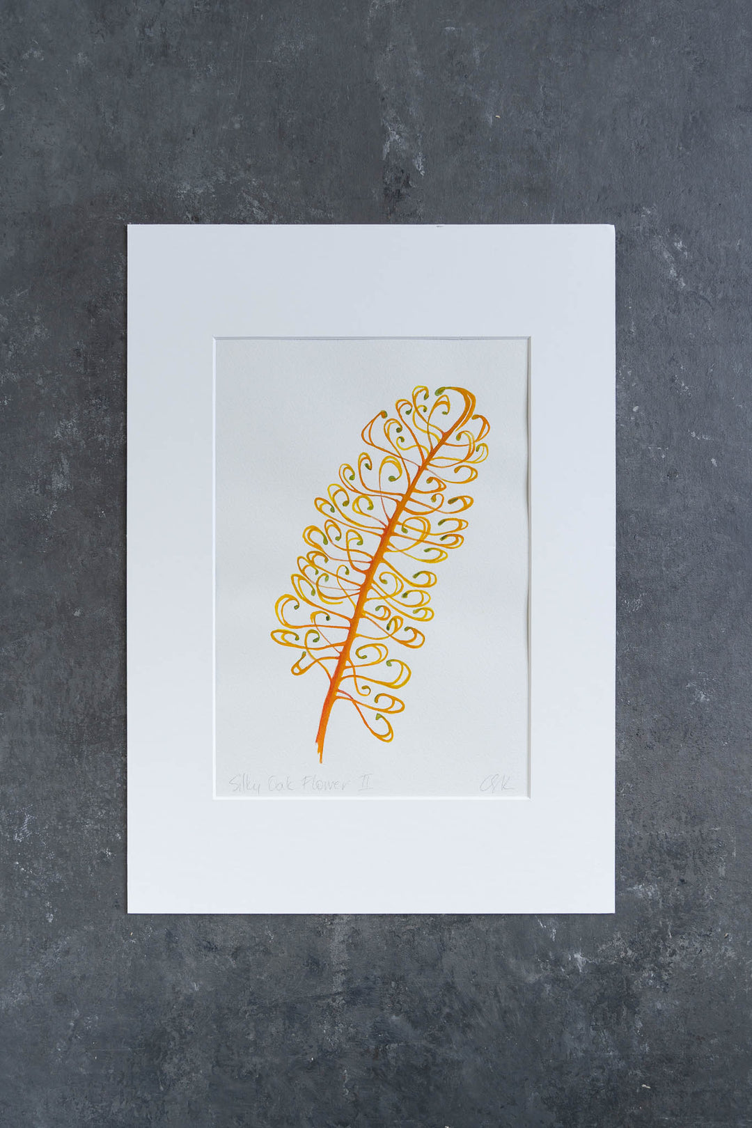 hand screen printed linen original art – australian made
