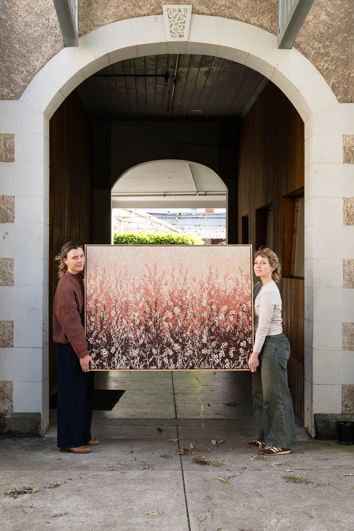 hand screen printed textile – australian made