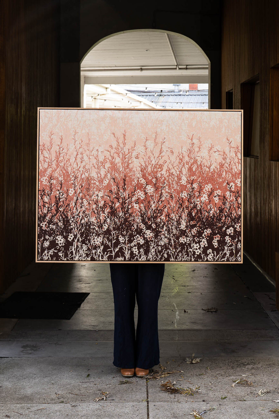 hand screen printed textile – australian made