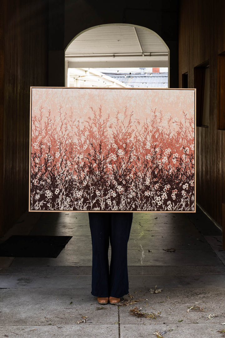 hand screen printed textile – australian made