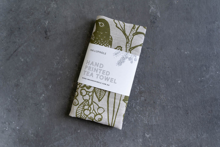 hand screen printed linen homewares – botanica design – australian made