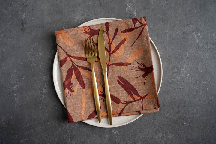 hand screen printed linen homewares – australian made