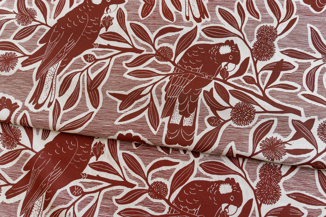 hand screen printed textile – australian made
