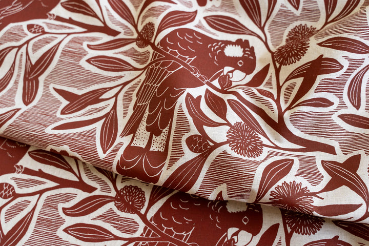 hand screen printed textile – australian made