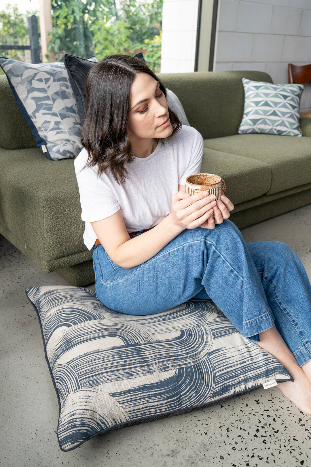 hand screen printed textile – australian made