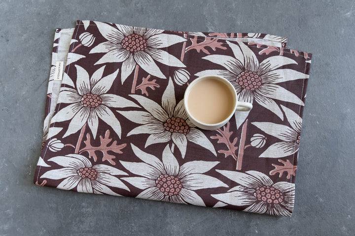 hand screen printed textile – australian made