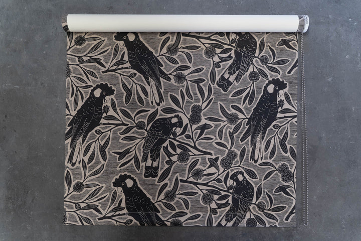 hand screen printed linen textile – australian made