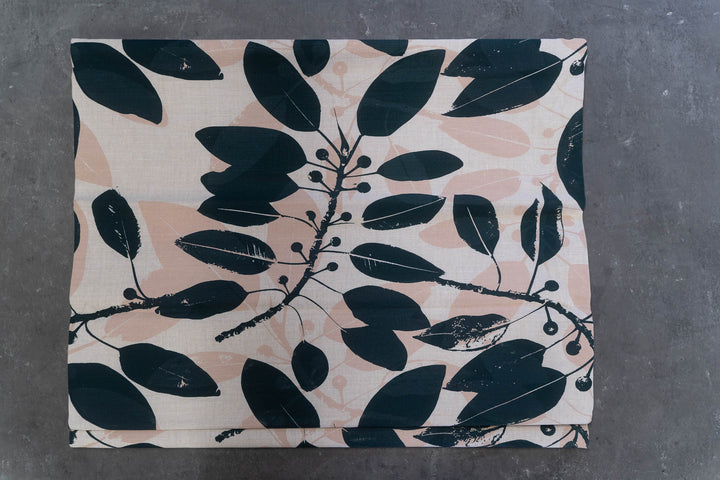 hand screen printed linen textile – australian made