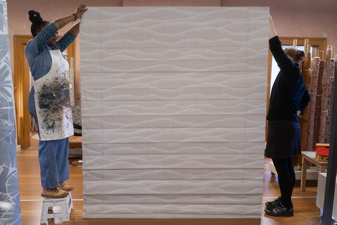 hand screen printed textile – australian made