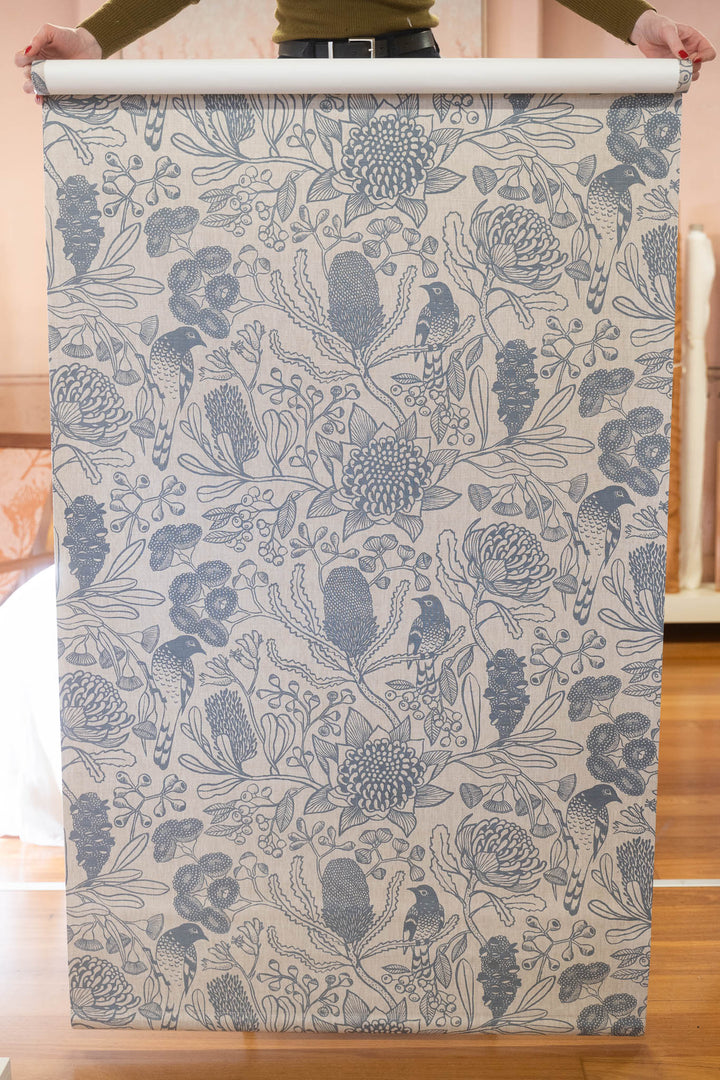 hand screen printed textile – australian made