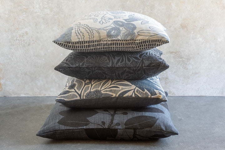 Cushion - Moreton Bay Fig in Black