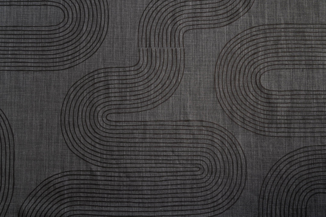 Riverbend in Black on Granite Heavyweight