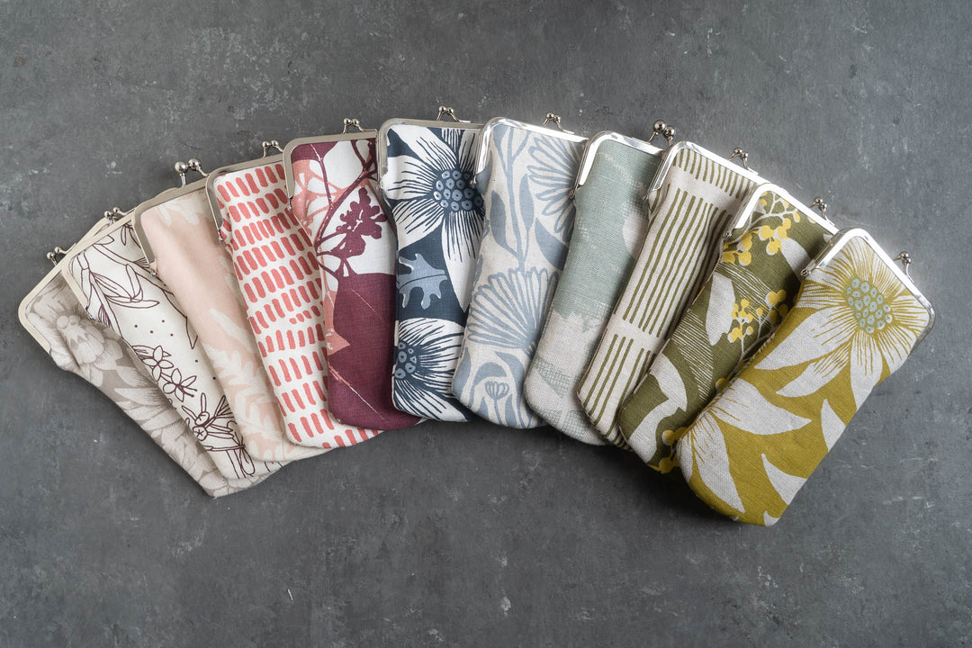 Glasses Case - Silver Dollar Gum in Rose