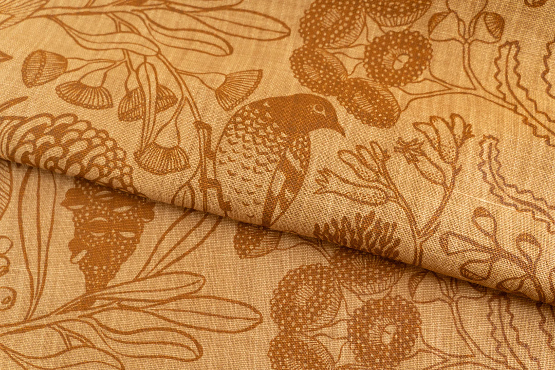 hand screen printed textile – australian made