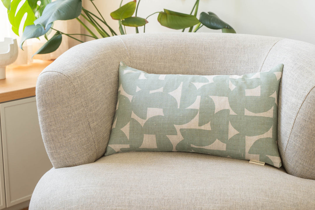 Rectangle Cushion - Stoneware in Saltbush