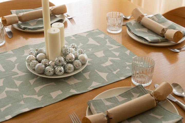 Stoneware in Saltbush Table Runner
