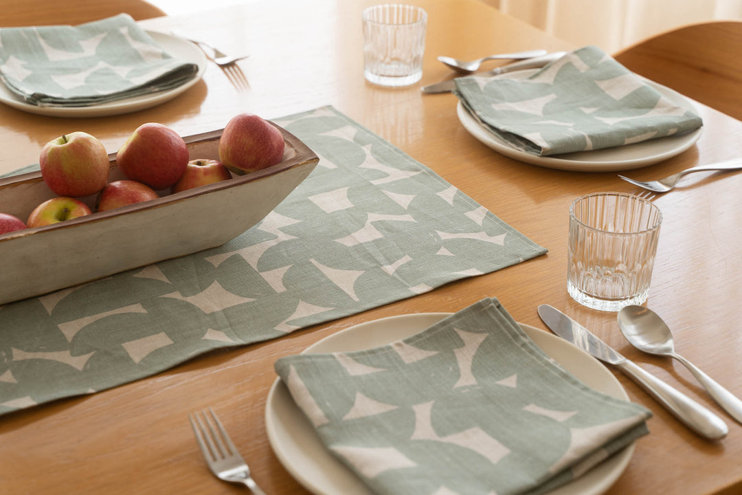 Stoneware in Saltbush Table Runner
