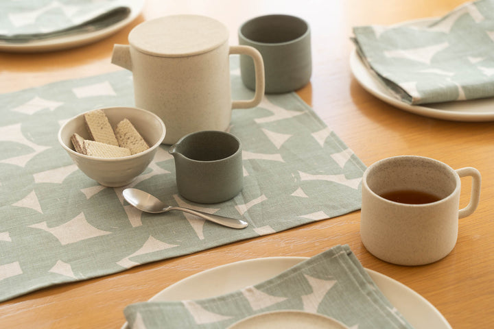 Stoneware in Saltbush Table Runner
