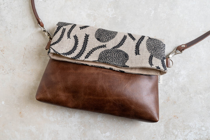 hand screen printed linen accessories – australian made