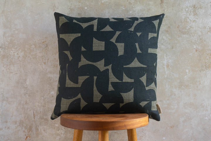 Cushion - Stoneware in Rainforest on Spinifex