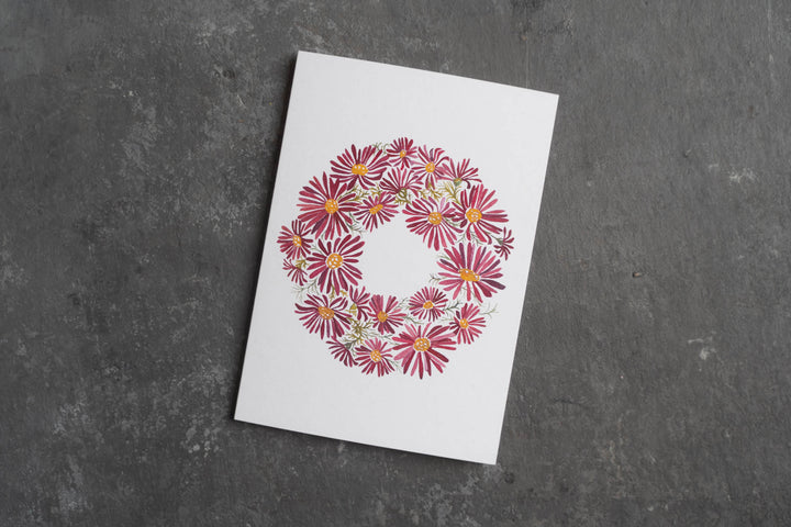 Blank card - 'Native Wreath'