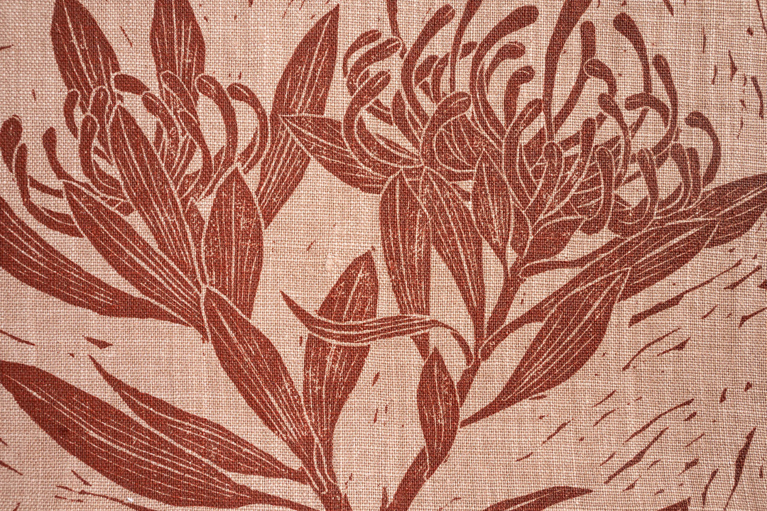 hand screen printed textile – australian made