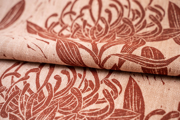 hand screen printed textile – australian made