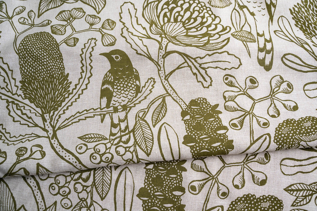 hand screen printed textile – australian made