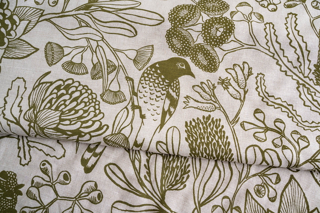 hand screen printed textile – australian made