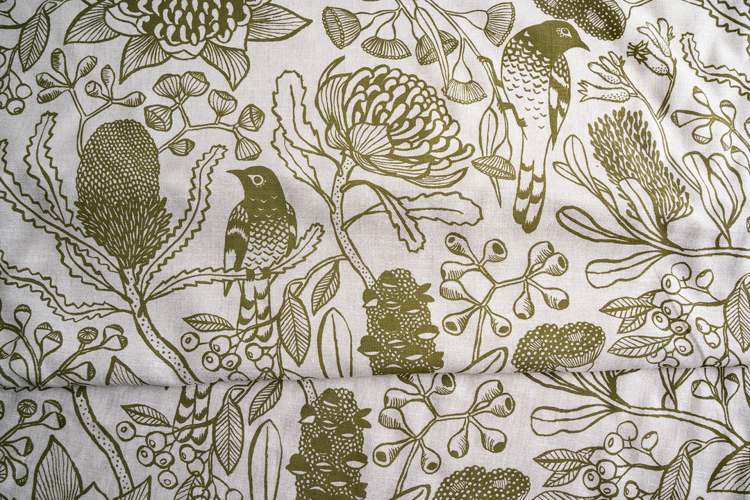 hand screen printed textile – australian made