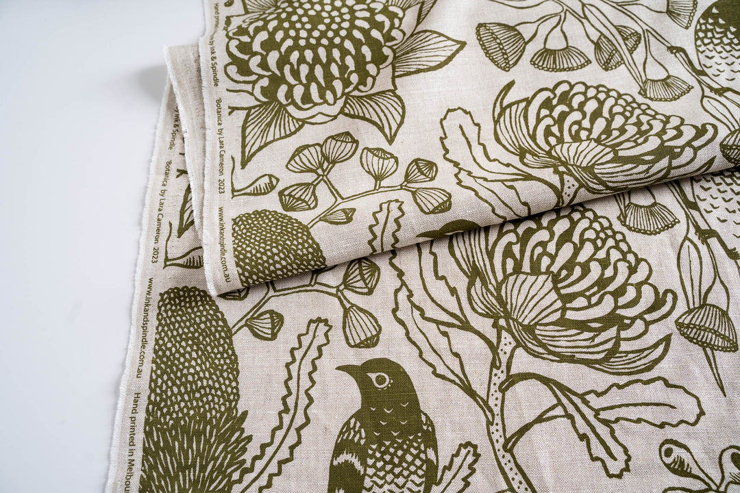 hand screen printed textile – australian made