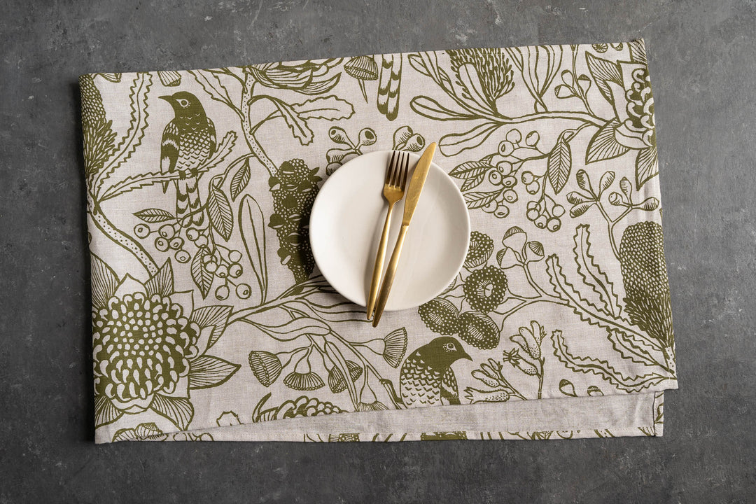 hand screen printed textile – australian made