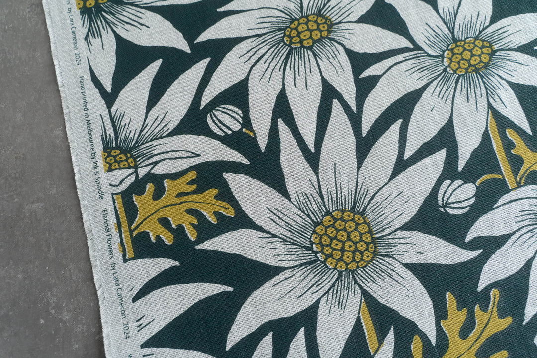 Flannel Flower in Rainforest on Mint Heavyweight