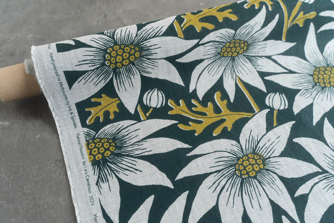 Flannel Flower in Rainforest on Mint Heavyweight