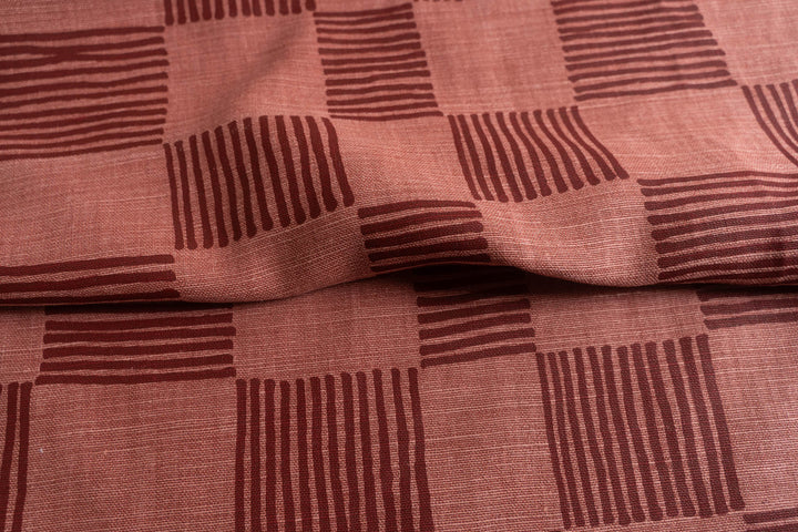 Drift Check in Deep Red on Rust Heavyweight