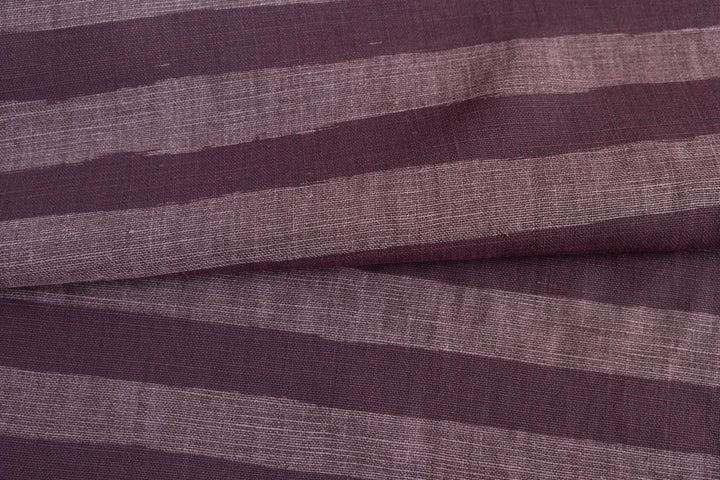 Horizon Stripe in Davidson's Plum on Plum Heavyweight