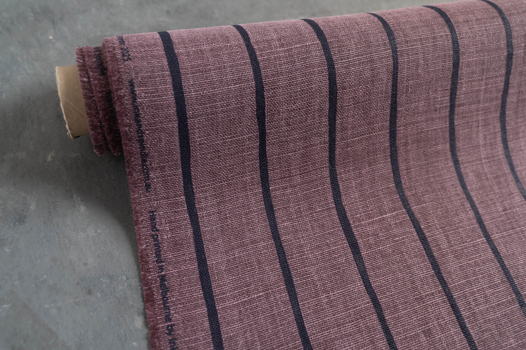 Rainfall Stripe in Tasman on Plum Heavyweight