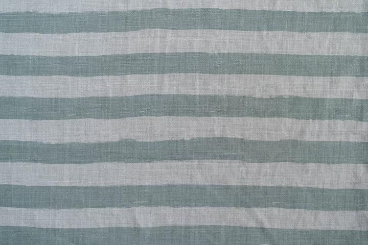 Horizon Stripe in Saltbush on Mint Heavyweight