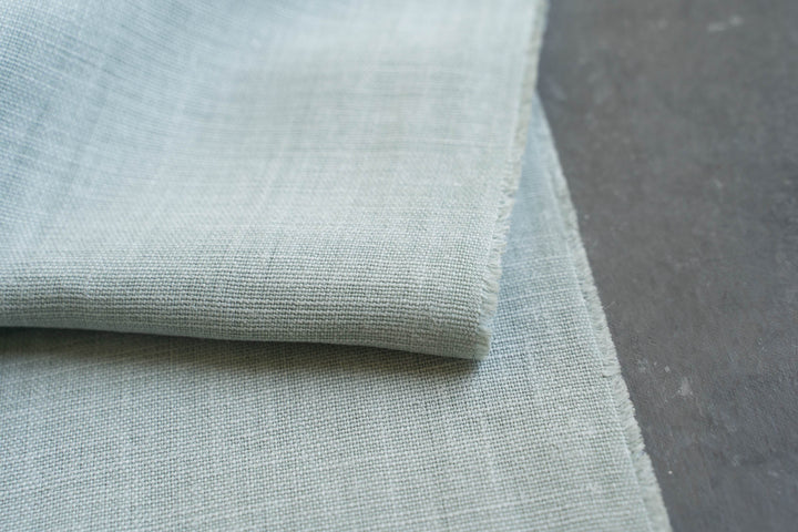 Mint Heavyweight Washed Linen