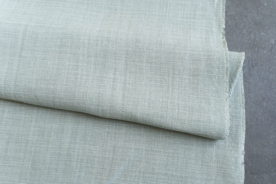 Mint Heavyweight Washed Linen