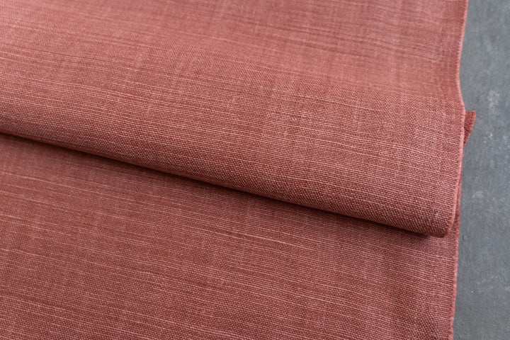 Rust Heavyweight Washed Linen