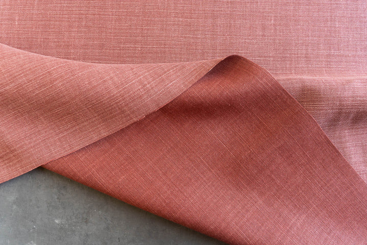 Rust Heavyweight Washed Linen