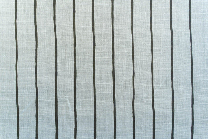 Rainfall Stripe in Olive on Mint Heavyweight