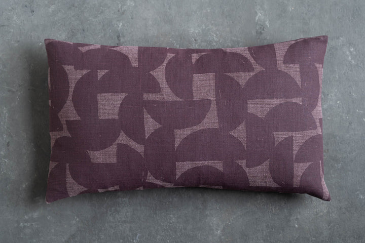 Rectangle Cushion - Stoneware in Plum
