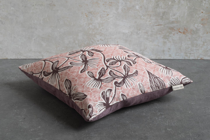 Cushion - Clematis in Earth & Rose