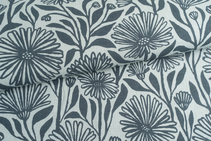 Native Daisy in Bluestone on Mint Midweight