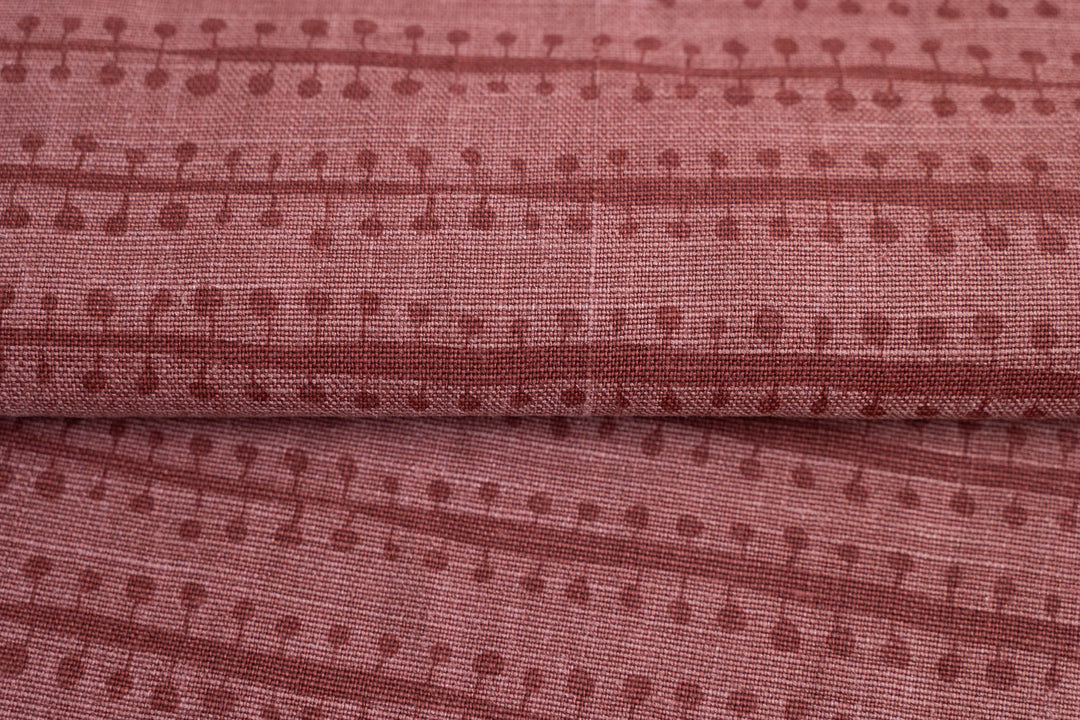 Buds in Rose on Rust Heavyweight